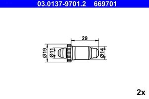 Reparatieset, automatische regulateur 03013797012