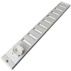 Aluminium Afsluitbaar Schuifrooster Opbouw 300 X 30mm - Geanodiseerd (3-3003aa)