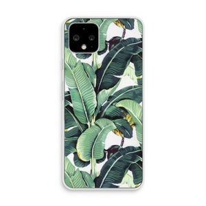 Bananenbladeren: Pixel 4 Transparant Hoesje