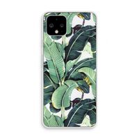 Bananenbladeren: Pixel 4 Transparant Hoesje
