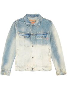 Diesel veste en jean D-Barcy à boutonnière - Bleu
