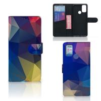 Alcatel 1S (2021) | Book Case | Polygon Dark