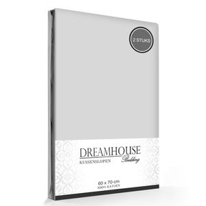 Kussenslopen Grijs Dreamhouse (2-stuks)
