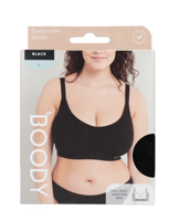 Boody Volle Cup BH Zwart L