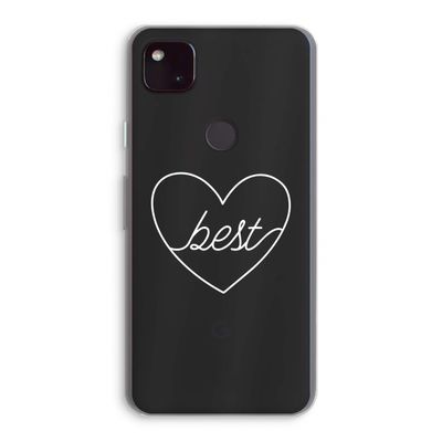 Best heart pastel: Google Pixel 4a 5G Transparant Hoesje