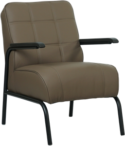 Bruine leren industriële retro fauteuil Ahead - Toledo Leer Lever (bruin leer)