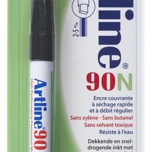 Permanent marker Artline 90N zwart, op blister