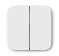 2545-214  - Cover plate for switch/push button white 2545-214 - thumbnail