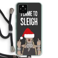 Came To Sleigh: Pixel 5a 5G Transparant Hoesje met koord