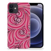 iPhone 12 | 12 Pro (6.1") Hoesje maken Swirl Pink - thumbnail