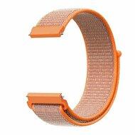 Garmin Forerunner 570 (42mm) / 55 / 245 / 645 - Sport Loop nylon bandje - Oranje