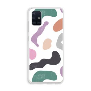 Memphis Shapes: Galaxy A51 4G Transparant Hoesje
