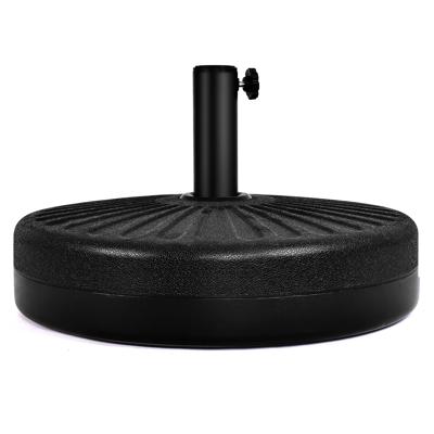 23L Ronde Water Gevulde Patio Parasolvoet φ51cm Zwaargewicht Standaardzelf-Vulbare Buiten Markt Paraplu Houder
