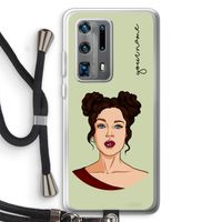 Pop-Art Creator: Huawei P40 Pro Plus Transparant Hoesje met koord