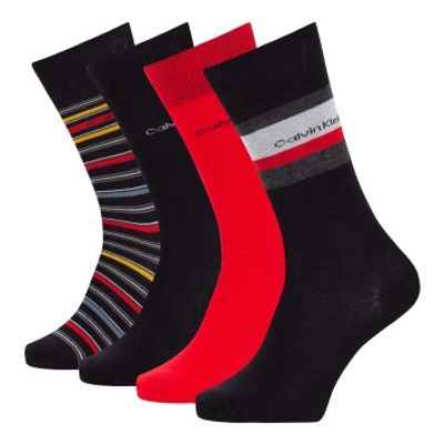 Calvin Klein 4 stuks David Crew Socks Gift Box * Actie *