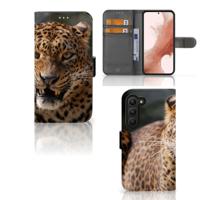 Samsung Galaxy S23 | Telefoonhoesje | Met pasjeshouder | Luipaard
