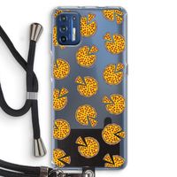 You Had Me At Pizza: Motorola Moto G9 Plus Transparant Hoesje met koord