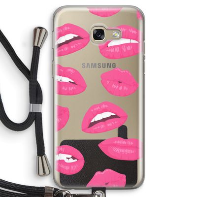 Bite my lip: Samsung Galaxy A5 (2017) Transparant Hoesje met koord