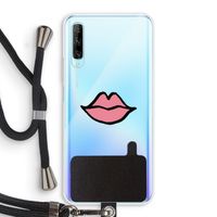 Kusje: Huawei P Smart Pro Transparant Hoesje met koord