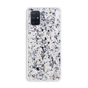 Gespikkelde marmer: Galaxy A71 Transparant Hoesje