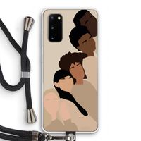 Sweet creatures: Samsung Galaxy S20 Transparant Hoesje met koord