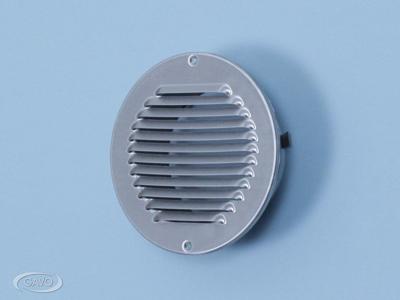 Schoepenrooster rond RVS 304 RVS buis 125 mm