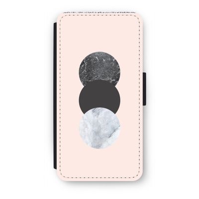 Marmeren cirkels: iPhone 8 Plus Flip Hoesje