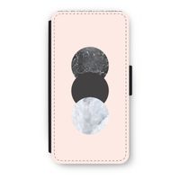 Marmeren cirkels: iPhone 8 Plus Flip Hoesje