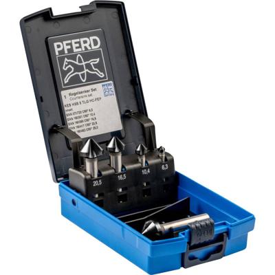 PFERD TOOLS SET KES HSS DIN 335 C90° 5 HC-FEP 25202159 Kegelverzinkboorset HSS 1 stuk(s)