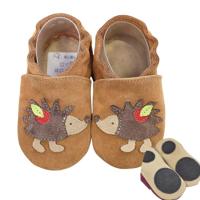 Hobea babyslofjes extra antislip Igel braun-26-27