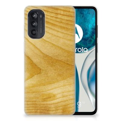 Motorola Moto G52/G82 | Bumper Hoesje | Licht Hout