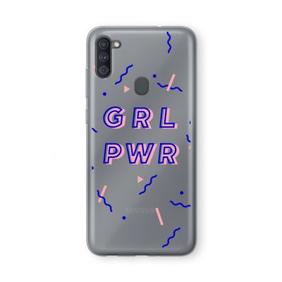 GRL PWR: Samsung Galaxy A11 Transparant Hoesje