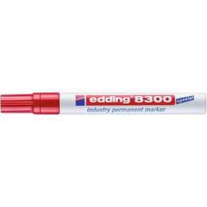 Edding 8300 permanente marker Kogelpunt Rood 1 stuk(s)