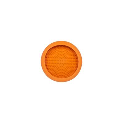 Voerbak voor honden Lickimat Orange Rubber Modern