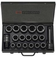 Facom set "impact"-doppen van 3/4" tot 1 5/8" mm - NK.500U