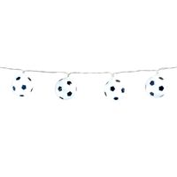 Led-lichtsnoer Voetbal wit (140cm)