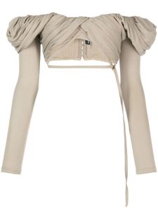 Jacquemus blouse Le haut Spalla à épaule dénudée - Tons neutres