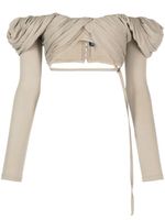 Jacquemus blouse Le haut Spalla à épaule dénudée - Tons neutres