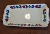Boerenbont Cakeschaal 15 x 30 cm aardewerk