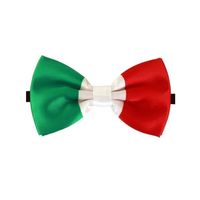 Italie verkleed vlinderstrikken/vlinderdassen 12 cm voor dames/heren   -