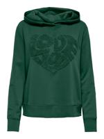 Kids ONLY winder hoodie meisjes - groen - KogLyna - regular fit