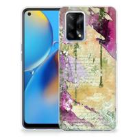 Smartphone hoesje OPPO A74 4G Letter Painting