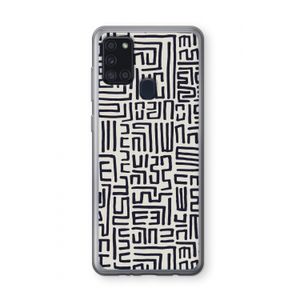 Moroccan Print: Samsung Galaxy A21s Transparant Hoesje