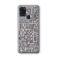 Moroccan Print: Samsung Galaxy A21s Transparant Hoesje