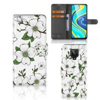 Xiaomi Redmi Note 9 Pro | Note 9S Hoesje Dogwood Flowers | Portemonnee hoesje