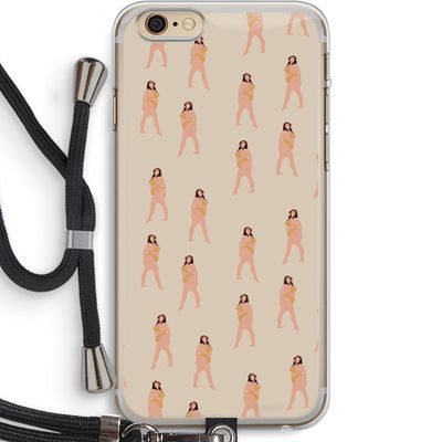 You're so golden: iPhone 6 PLUS / 6S PLUS Transparant Hoesje met koord