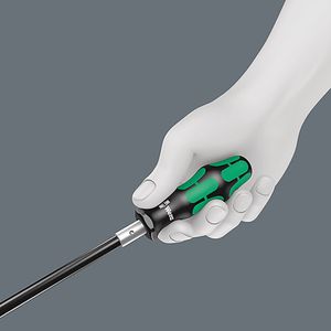 Wera Handbithouder | 1/4 inch met magneet | klinglengte 173,5 mm | mes flexibel 3-componentengreep | 1 stuk - 05028161001 - 05028161001