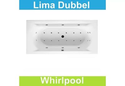 Ligbad Riho Lima 200 x 90 cm Whirlpool Dubbel systeem Riho