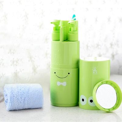 Creatieve 7 in 1 draagbare gorgelen Cup Shampoo fles sub handdoek tandenborstel kam Make-up spiegel reizen Wash Kits betaalbare Sets (groen) Creatieve 7 in 1 draagbare gorgelen Cup Shampoo fles sub handdoek tandenborstel kam Make-up spiegel reizen Wash Kits betaalbare Sets (groen)
