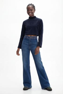 Enkeljeans met wijde pijpen - BLUE - 38